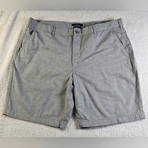 Marc Anthony Men's Luxury Chino Shorts Gray Size 40 Dress Shorts